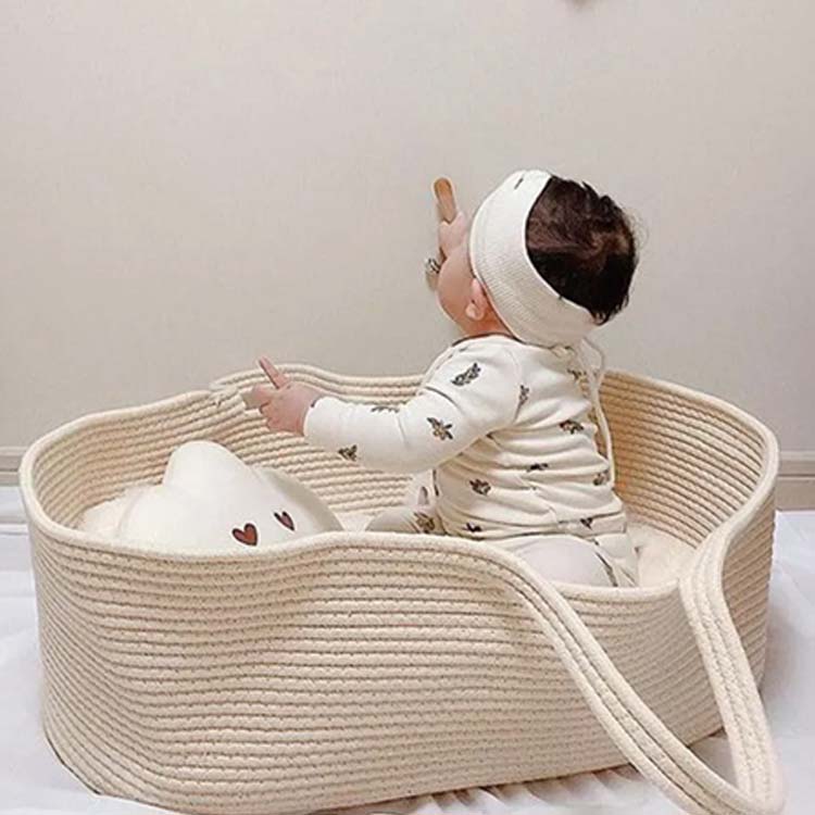 楽天市場】クーファン ベビーバスケット かご 籠 バスケット ベビー