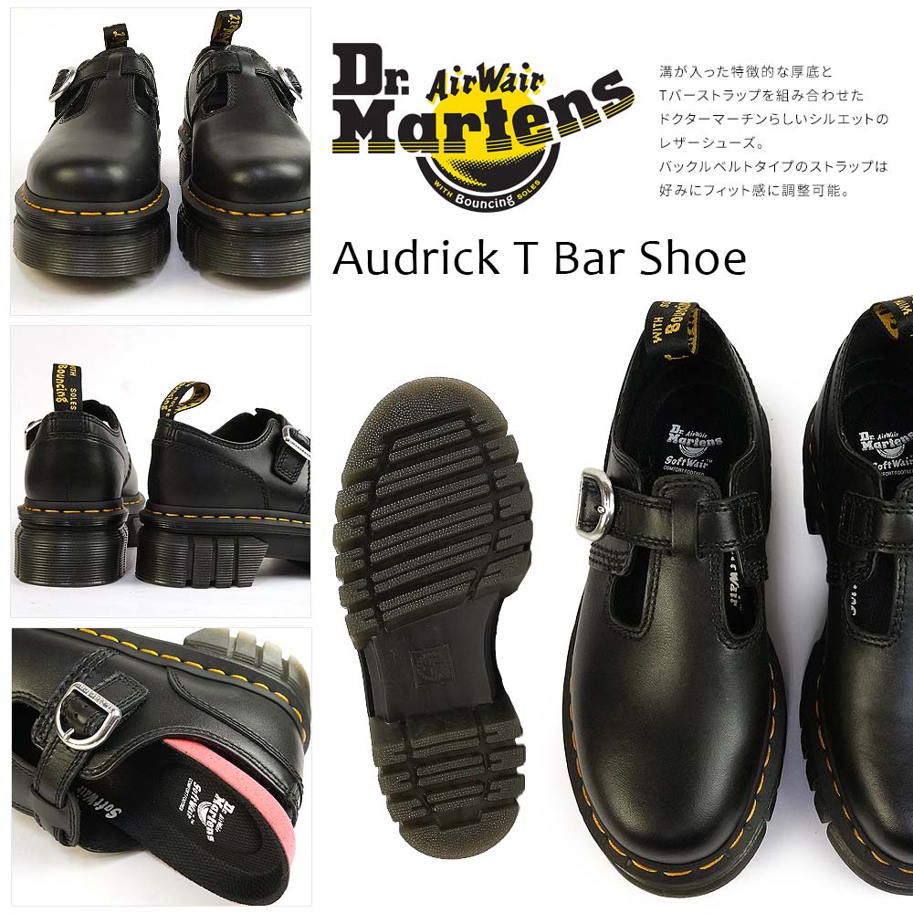 楽天市場】ドクターマーチン Dr.MARTENS Audrick T Bar レディース T