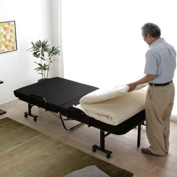 楽天市場】ベッド シングル 折り畳みベッド OTB-KRH 折りたたみベッド