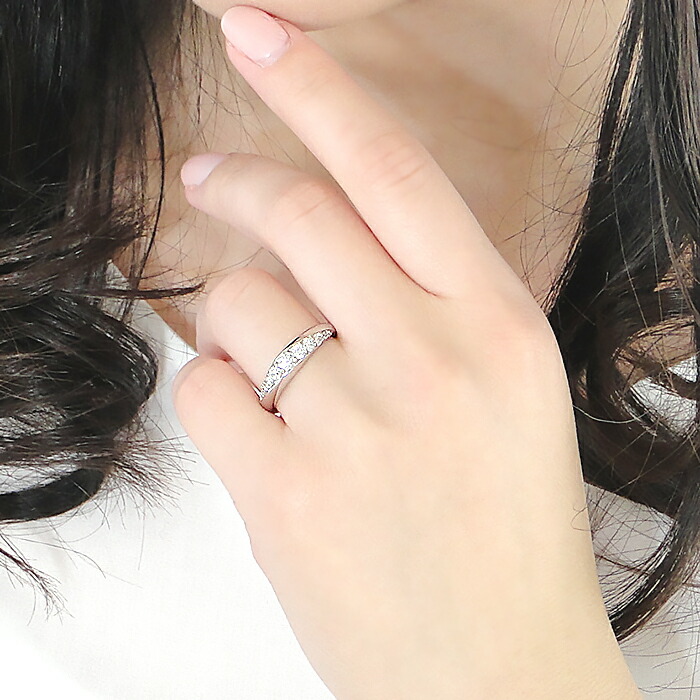 楽天市場】Pt900【0.50ct】ダイヤモンド エタニティ リング【送料無料