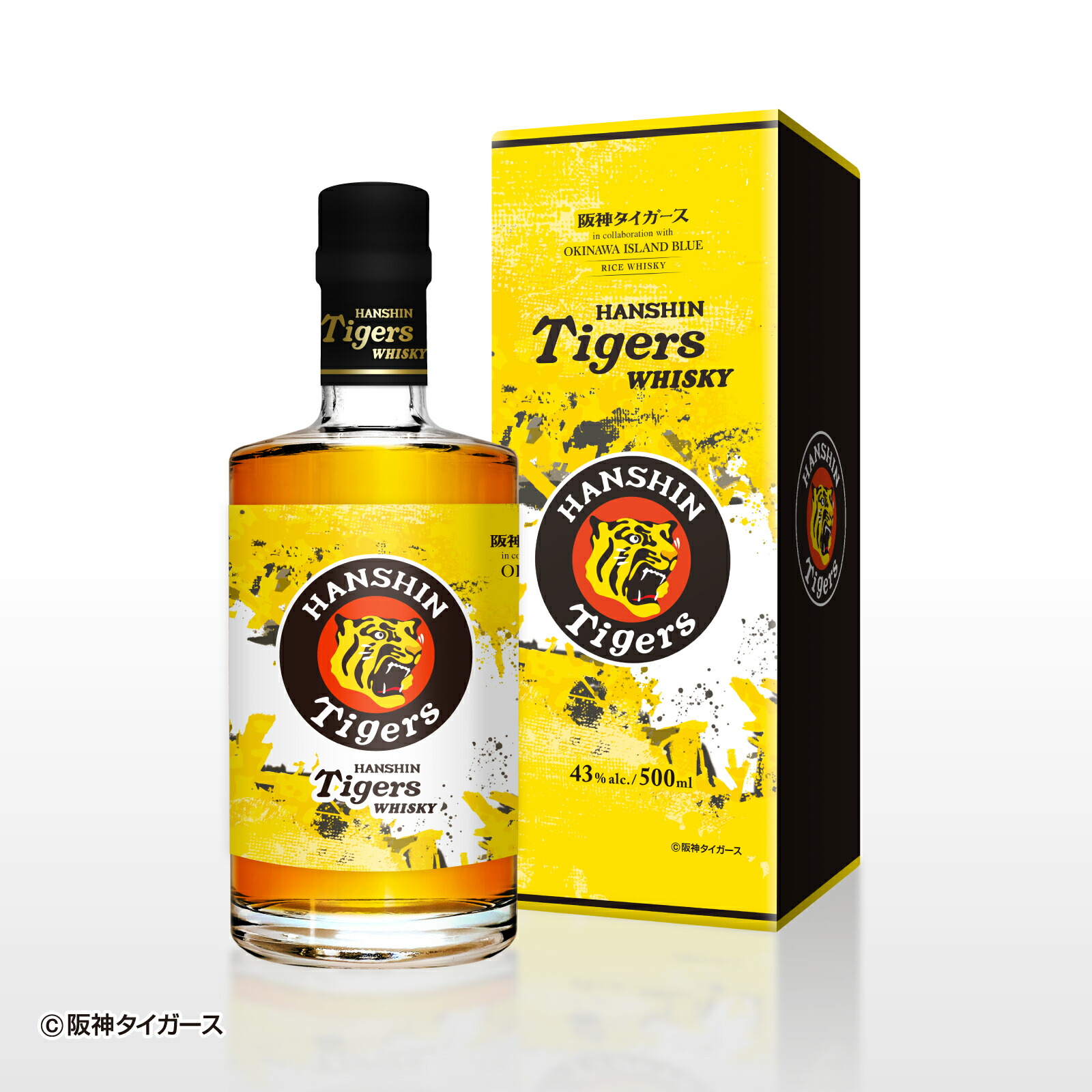 楽天市場】【送料無料】阪神タイガースウイスキー レギュラーボトル 43
