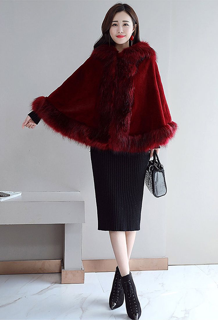 楽天市場】マント ケープ ポンチョ コート レディース アウター 冬 黒