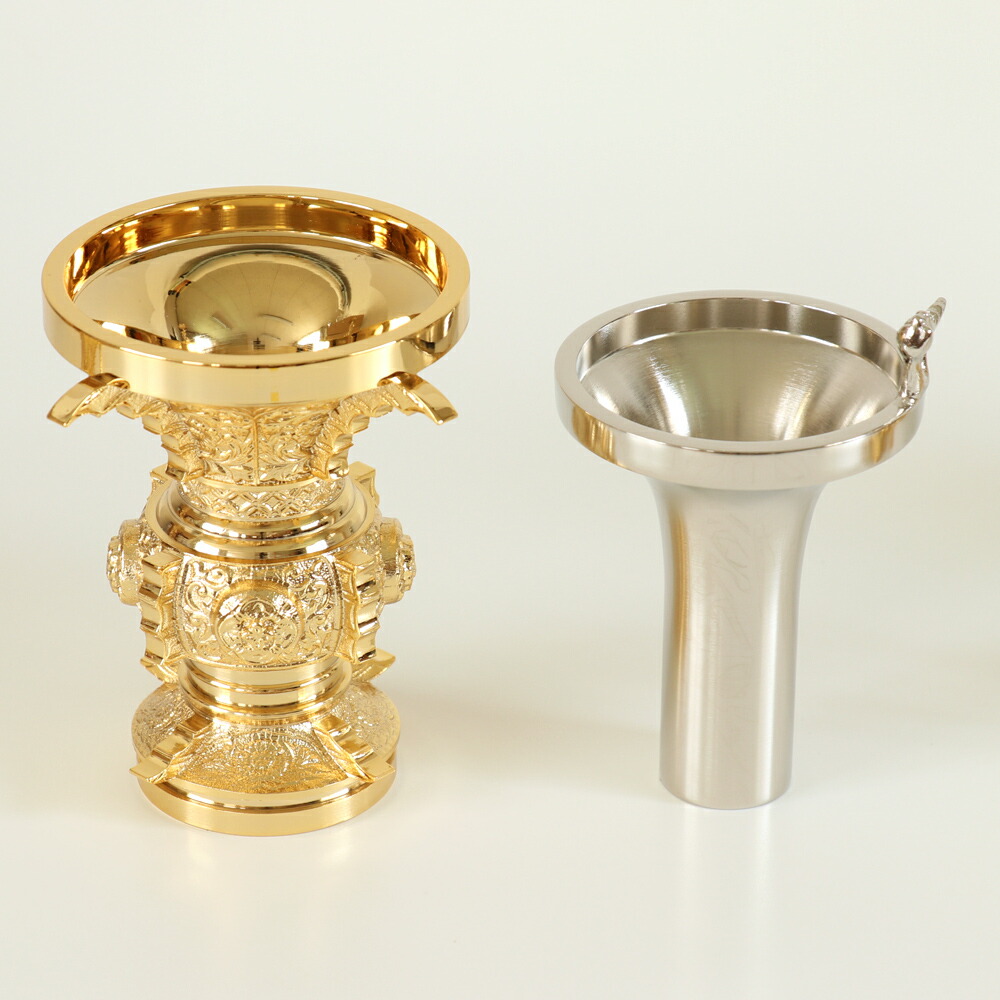 楽天市場】仏具 セット 【五具足】 瑞雲 本山彫 金メッキ 3寸/仏具