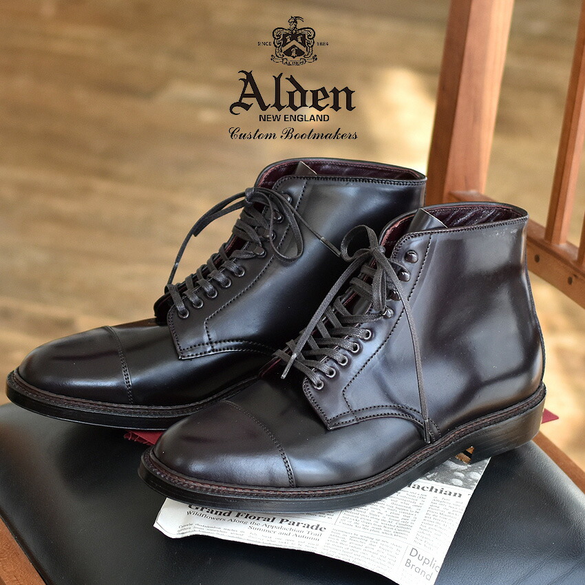 楽天市場】オールデン ALDEN POLACCO CORDOVAN BOOT ドレスブーツ