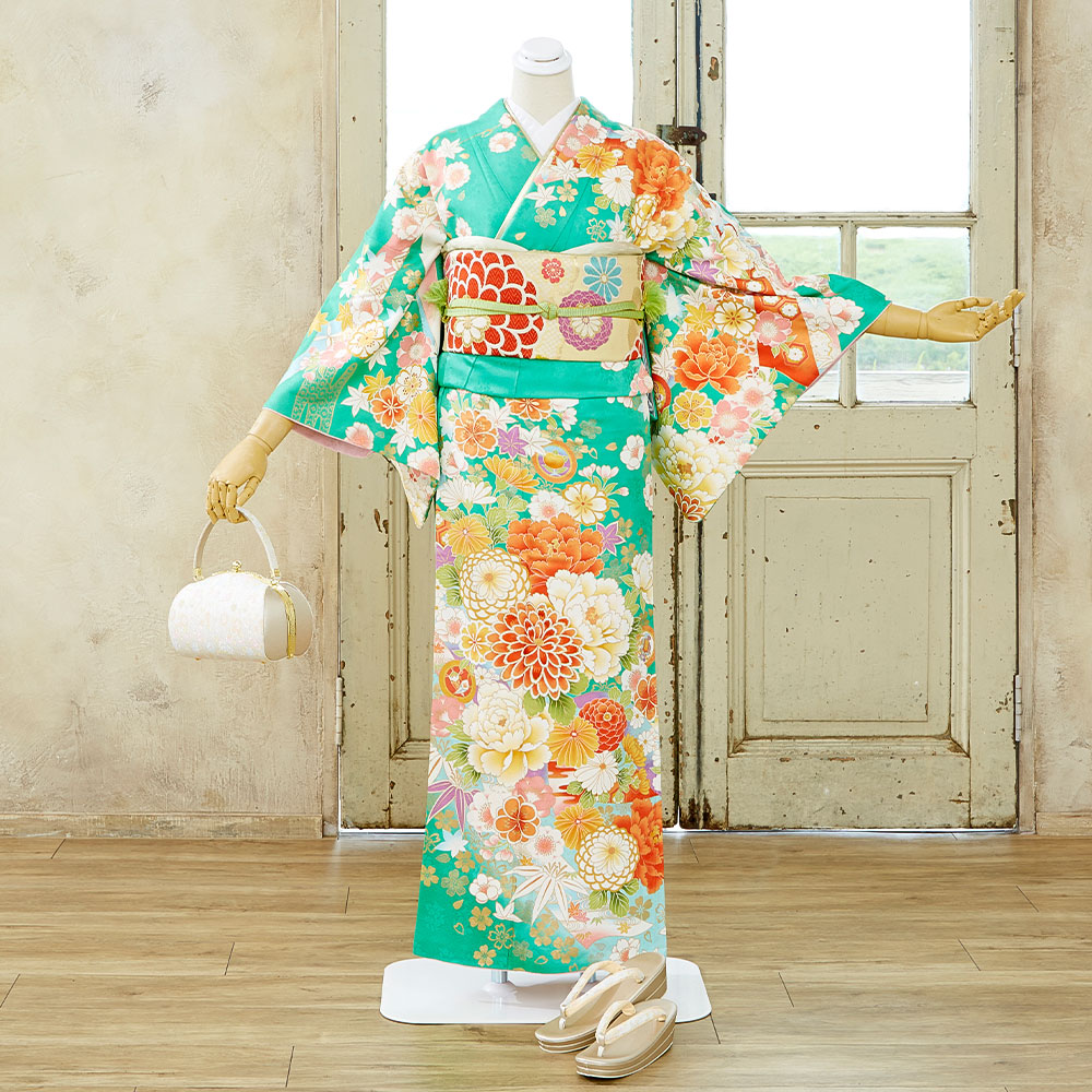 楽天市場】【レンタル】訪問着 袷 レンタルフルセット レンタル着物 お