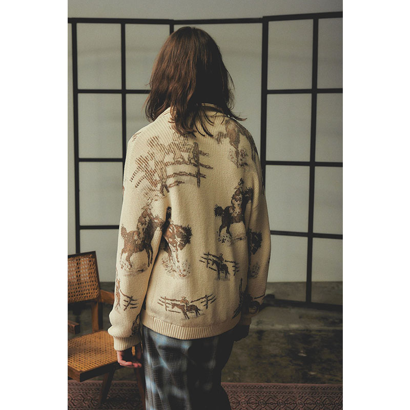 楽天市場】KOOI コーイ ニットジャケット トップス メンズ/レディース