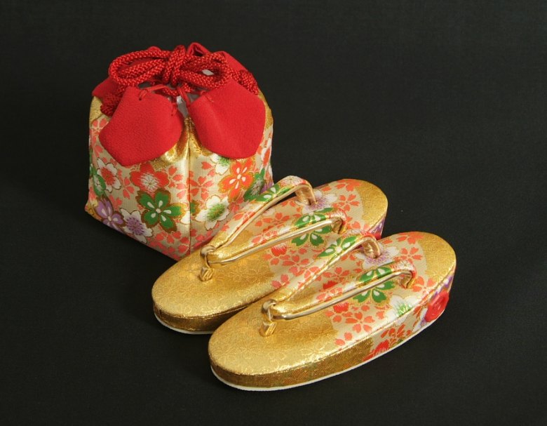 楽天市場】七五三 3歳から5歳用 正絹被布草履きんちゃくセット 草履