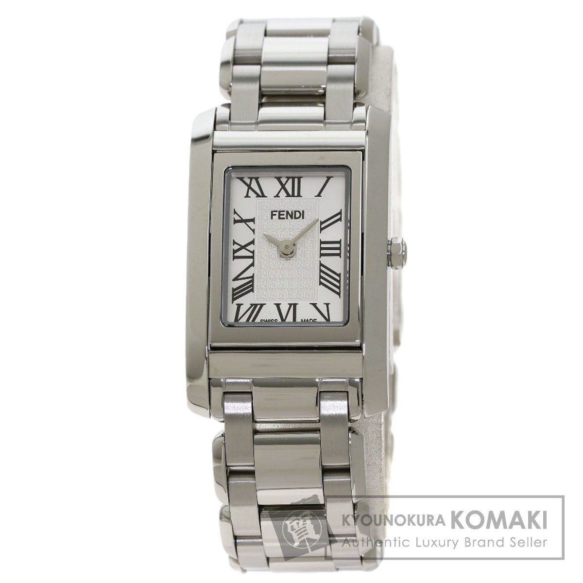 楽天市場】フェンディ 7600L スクエアフェイス 腕時計 ステンレス