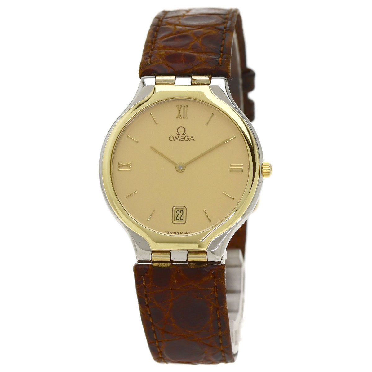 楽天市場】オメガ デビル シンボル 腕時計 ステンレススチール/革