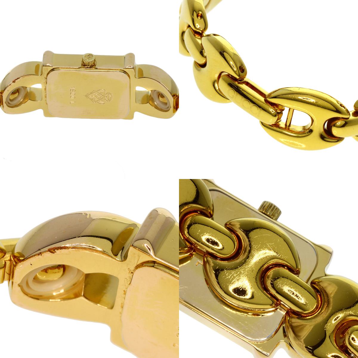 楽天市場】グッチ 1800L スクエアフェイス 腕時計 GP/GP レディース