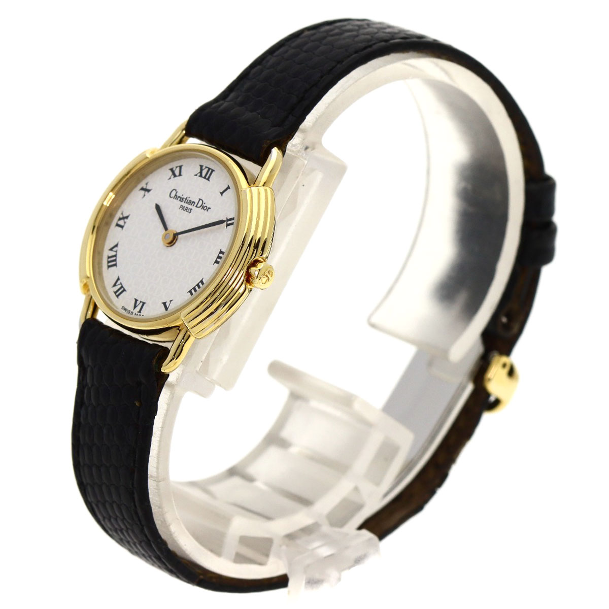 楽天市場】クリスチャンディオール 58.121.2 ラウンドフェイス 腕時計