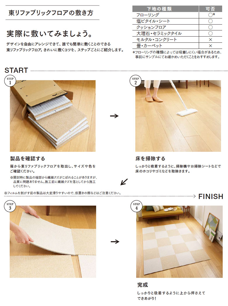 楽天市場】東リ ファブリックフロアvol.4 タイルカーペット アタック