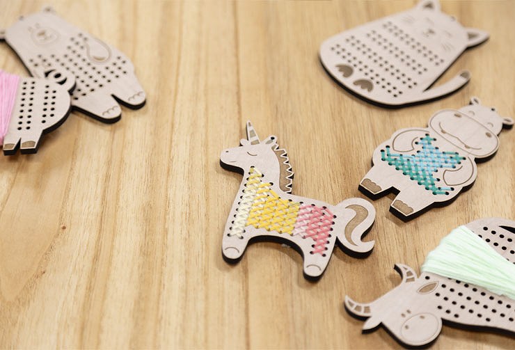 楽天市場】☆10%OFF☆ 木製 クロスステッチ 9個セット 初心者 日本製