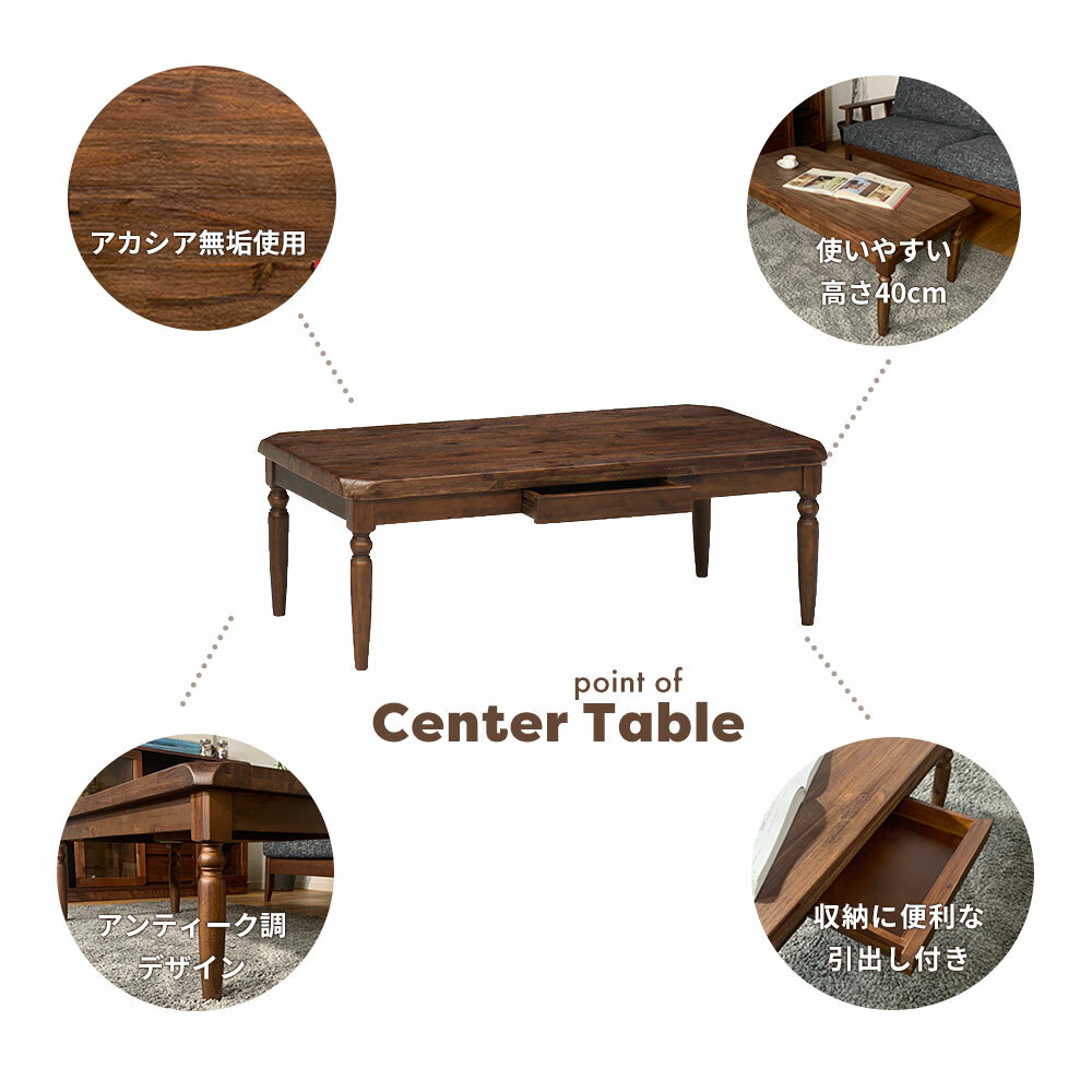 楽天市場】【25日！15％offｸｰﾎﾟﾝ】テーブル 机 おしゃれ 木製 天然木