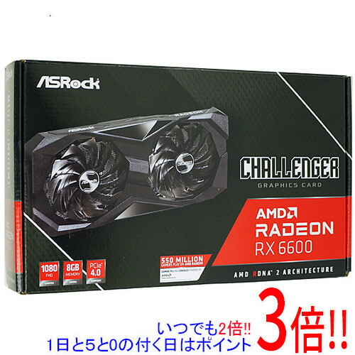 楽天市場】ASRock RX6600 グラフィックボードの通販