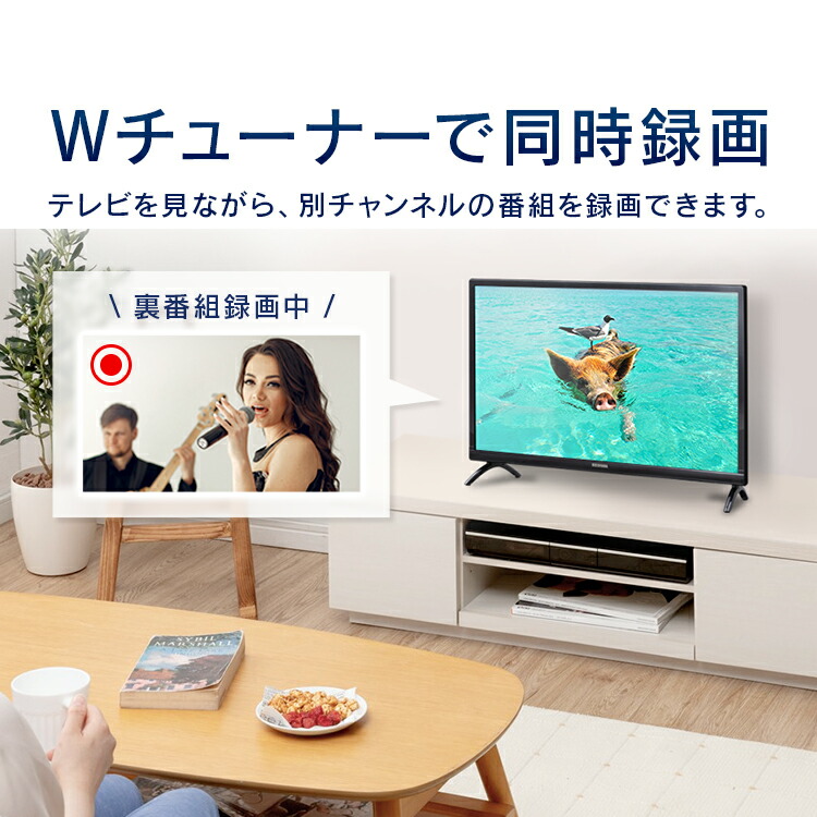 楽天市場】テレビ 24v 型 ハイビジョン 液晶テレビ HD チューナー内蔵