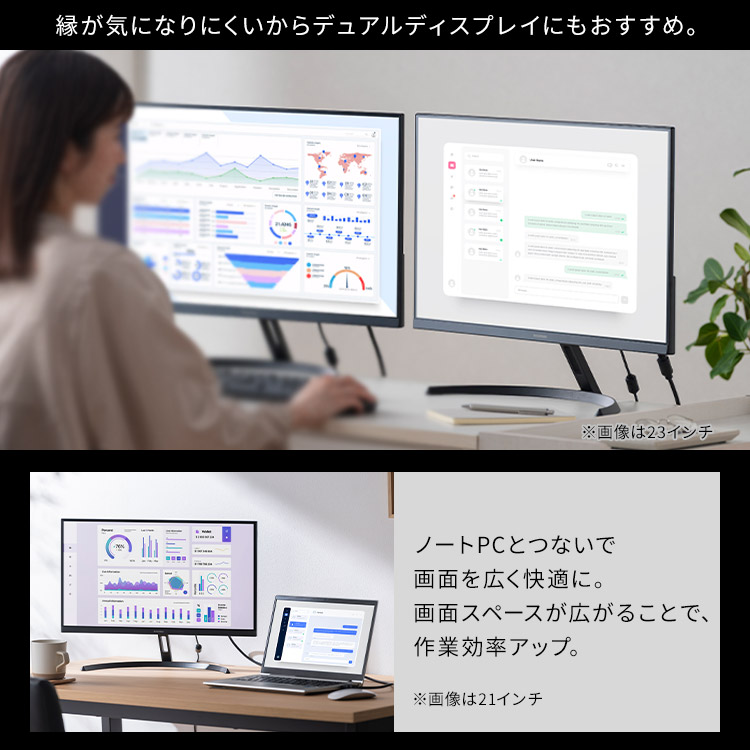 楽天市場】23.8インチ 23インチ フルhd 高画質 100Hz VA ノングレア 非