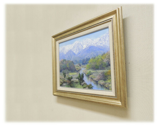 楽天市場】絵画 油絵 白馬岳 （佐田光） 送料無料 【海・山】【肉筆