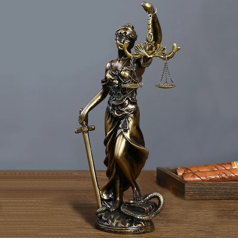 楽天市場】＼P2倍☆2/29まで／【送料無料】オブジェ 置物 天秤 正義の
