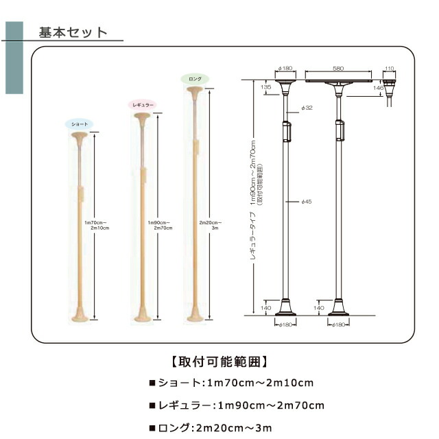 楽天市場】設置工事不要 穴開けない 簡単設置 DIPPERホクメイ ベスト