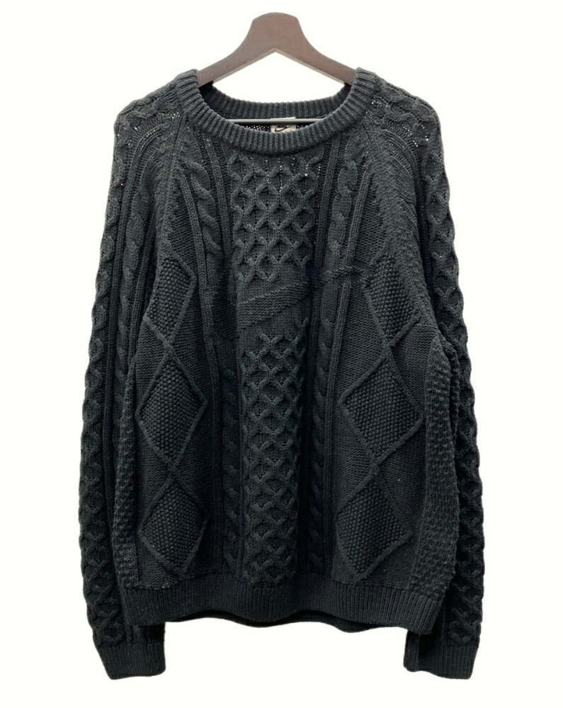 楽天市場】【中古】 ナイキ NIKE CABLE KNIT SWEATER L/S ケーブル