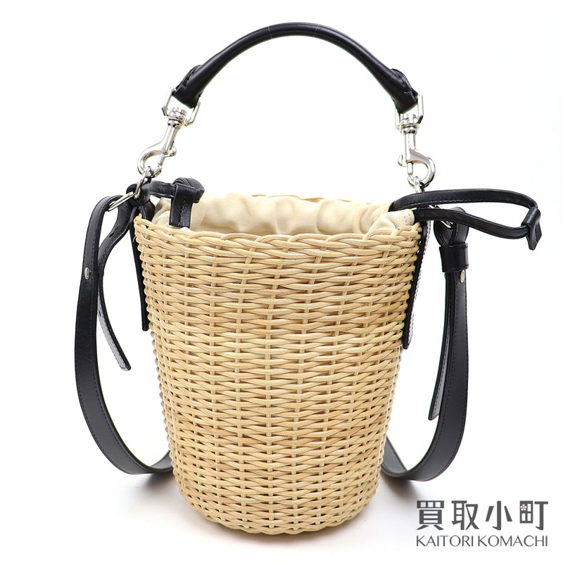 SAINT LAURENT ストロー かごバッグ SAINT LAURENT ストロー かご