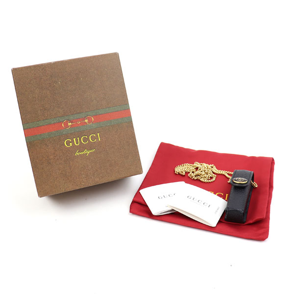 楽天市場】【美品】グッチ 【GUCCI】レザー シングル リップスティック
