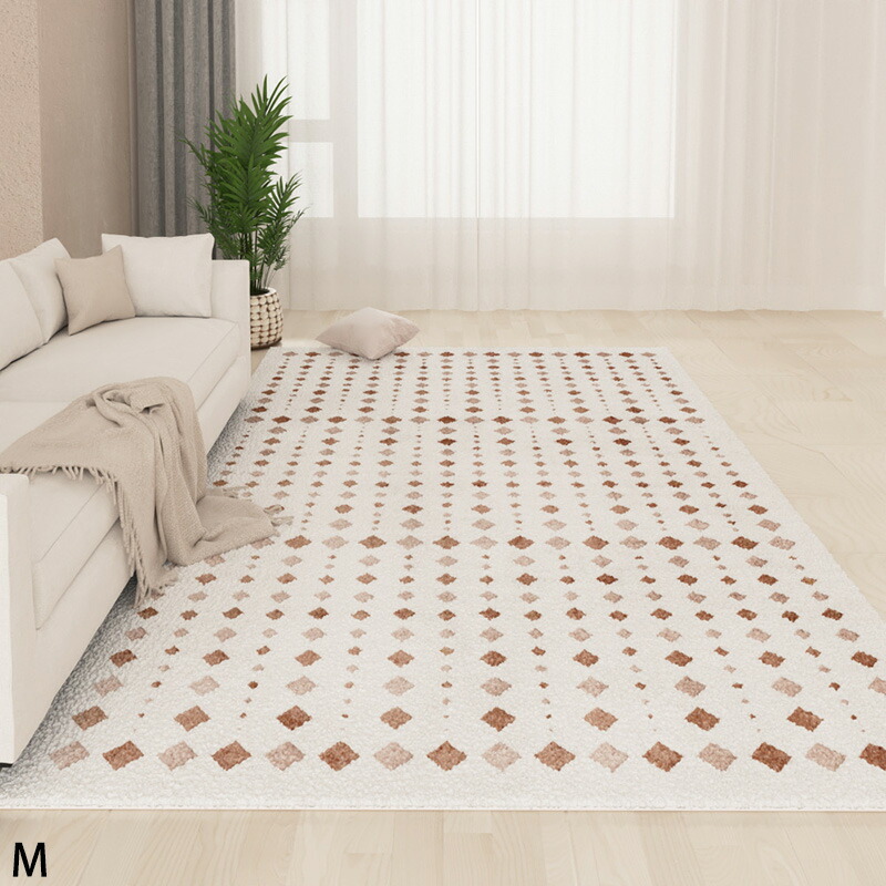 楽天市場】ラグ 洗える 200×300cm 北欧 防ダニ 軽量 滑り止め付 ホット