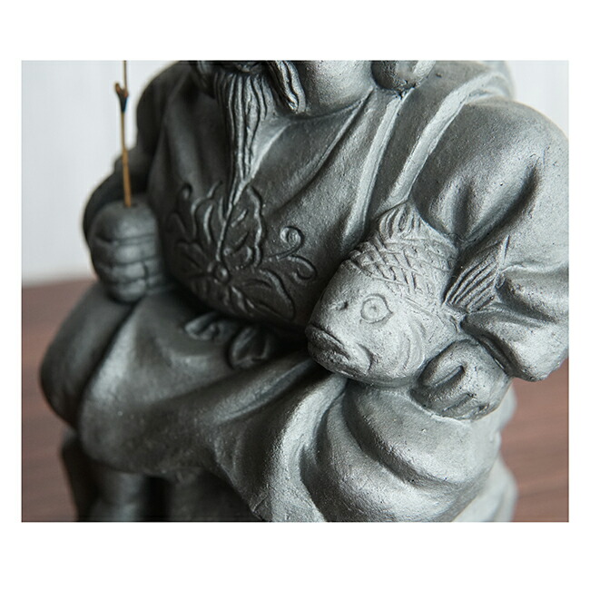 楽天市場】恵比寿:大黒 21cm [ 恵比寿天 大黒天 三州瓦 瓦 恵比寿様