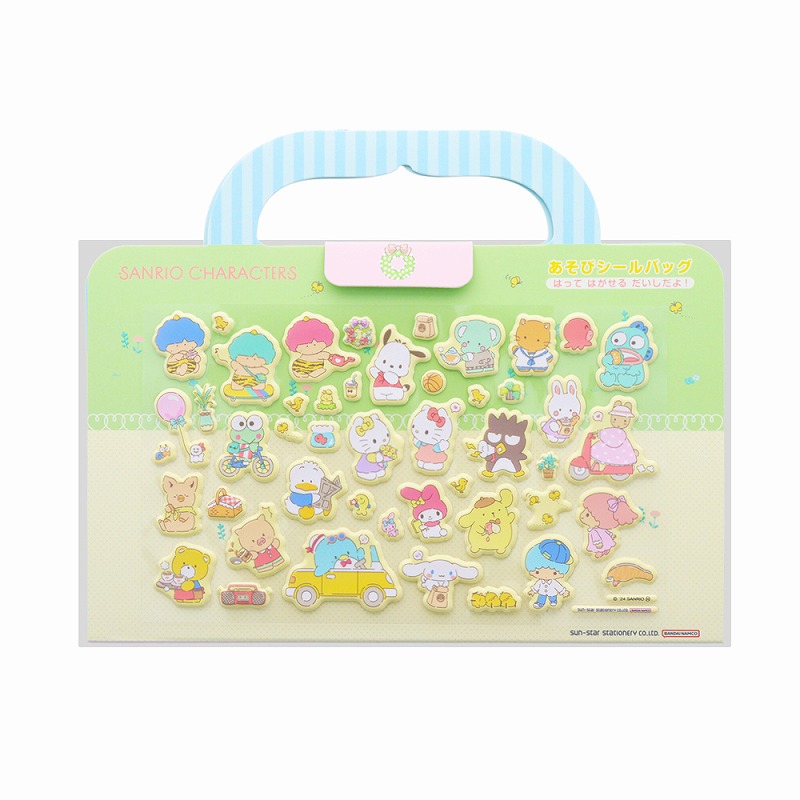 楽天市場】サンリオキャラクターズ[SANRIO]あそびシールバッグ（貼って