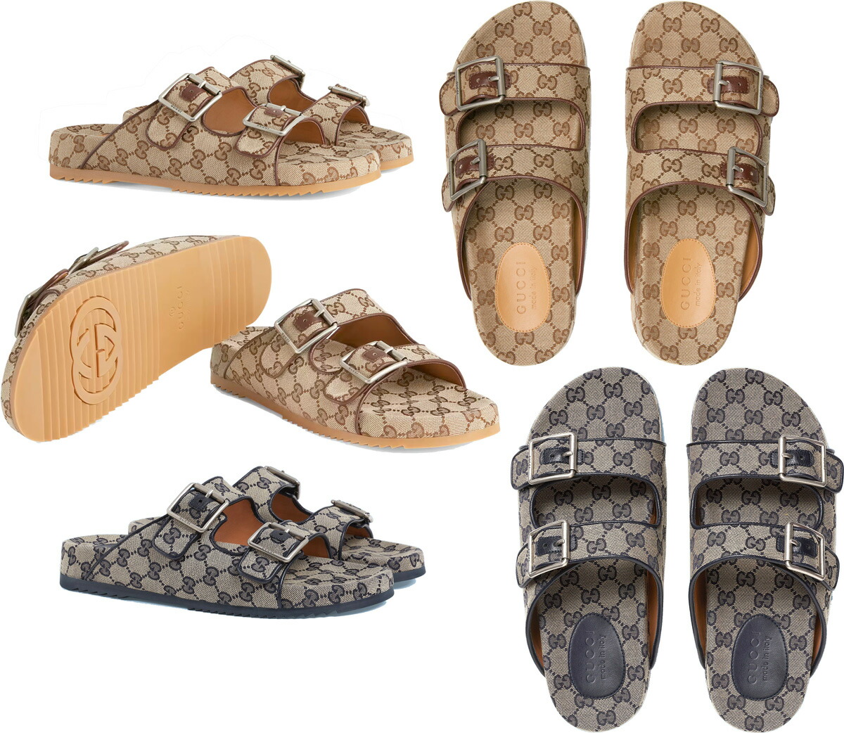 楽天市場】GUCCI グッチ メンズ レディースGGキャンバスフラット