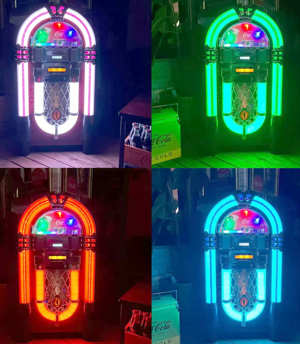 楽天市場】ネオンビッグジュークボックススマホの音楽をBluethooで