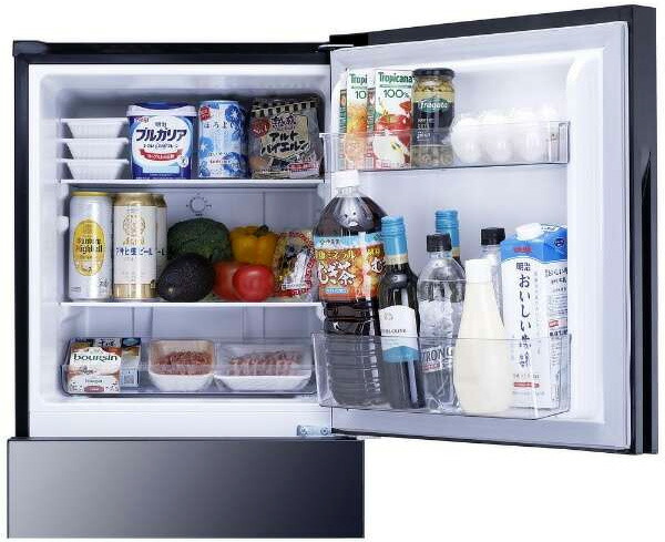 楽天市場】2ドアコンパクト冷凍冷蔵庫高級感のあるブラックミラー