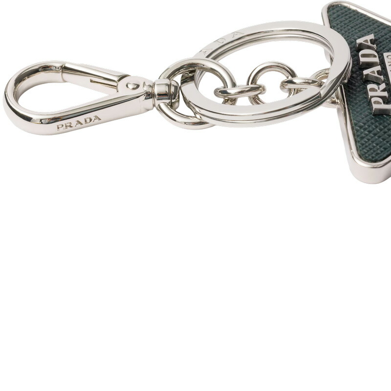楽天市場】PRADA プラダ メンズ レディース三角ロゴプレートキーリング