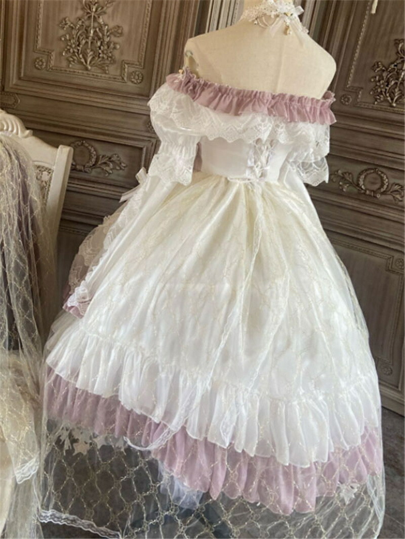 楽天市場】新品ロリータ ワンピース ゴスロリ甘いロリータ OP ドレス