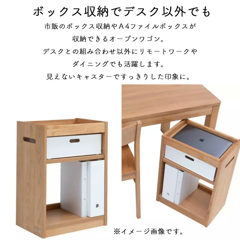 楽天市場】学習デスク 勉強机 シンプル ワゴン 単品 リビング学習 学習