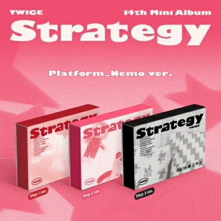 楽天市場】【おまけ付き】TWICE 14TH 【STRATEGY】Nemo verバージョン