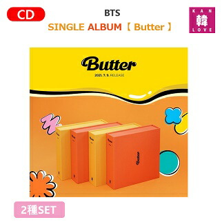 楽天市場】[おまけ9種付き] BTS [Butter] 2種セット SINGLE ALBUM CD