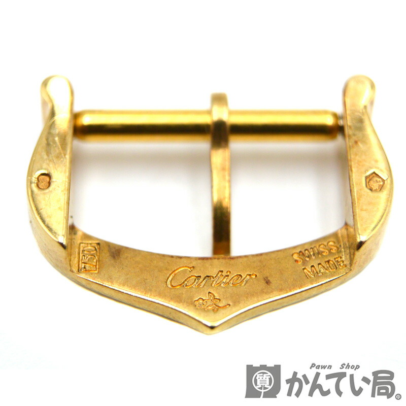 楽天市場】カルティエ【Cartier】純正 尾錠 14mm K18 YG レディース用