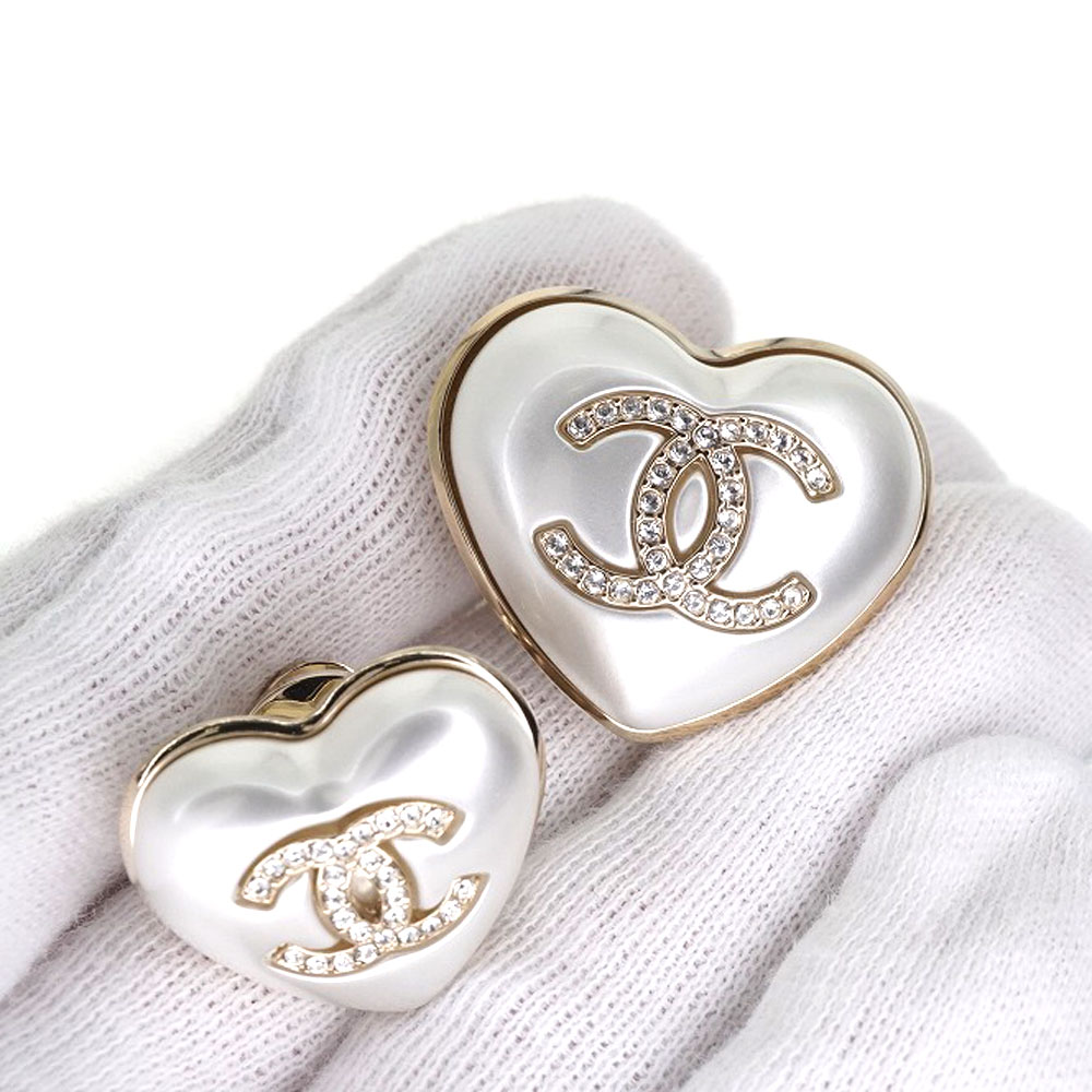 楽天市場】【値下げ】CHANEL 【シャネル】 ハートブローチ 2個セット