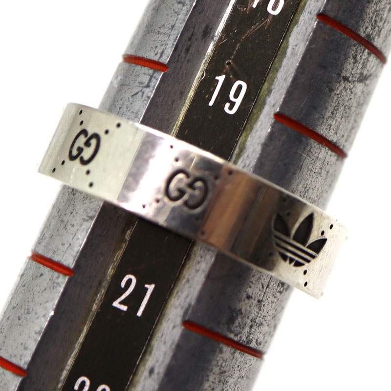 楽天市場】グッチ Gucci アディダスコラボ エングレービングリング