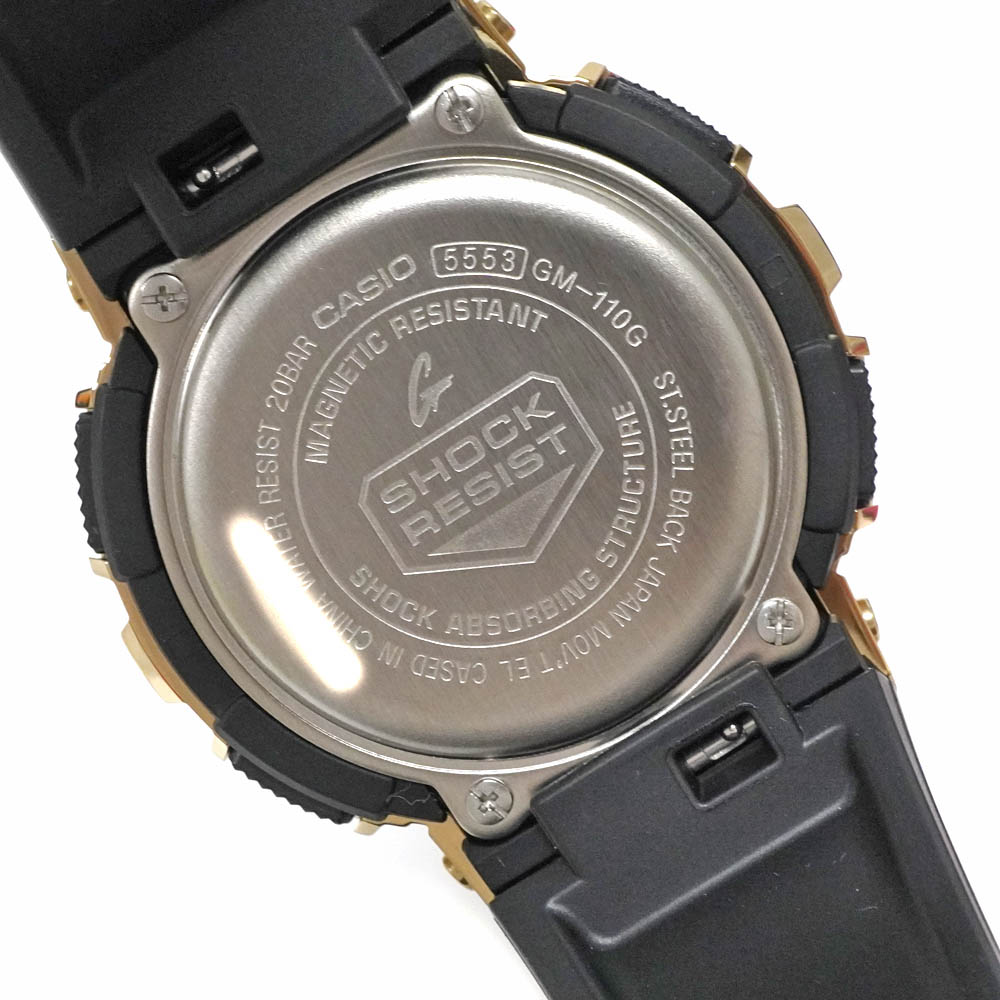 楽天市場】カシオ Casio GM-110G-1A9JF Gショック ブラック×ゴールド