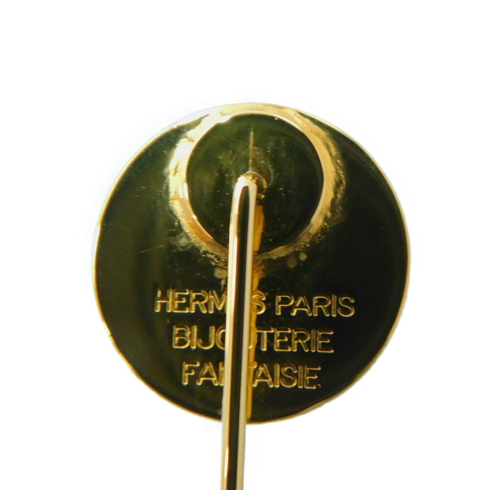楽天市場】HERMES エルメス セリエ ピンブローチ ゴールド ラウンド 円