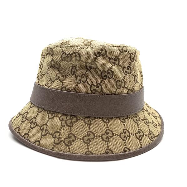 楽天市場】GUCCI グッチ 576587 GGキャンバス フェドラハット Lサイズ