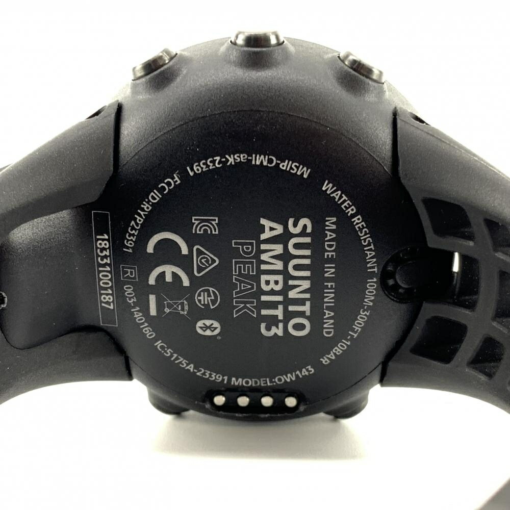 楽天市場】Suunto スント AMBIT3 PEAK ブラック GPS Watch SS020677000