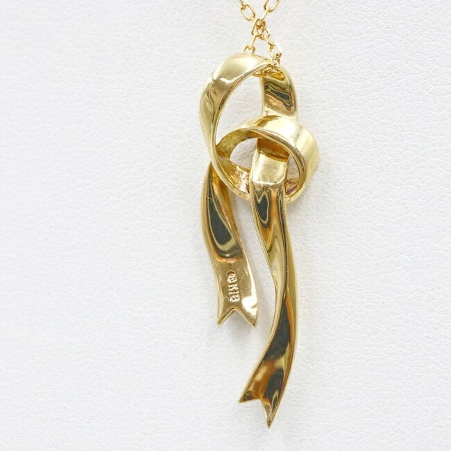 楽天市場】ミキモト【MIKIMOTO】K18YG リボンモチーフ ゴールド