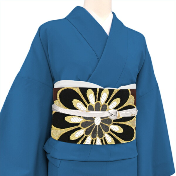 楽天市場】袋帯 振袖用 茶色 樹織物 仕立て上がり 振袖帯 正絹 西陣織