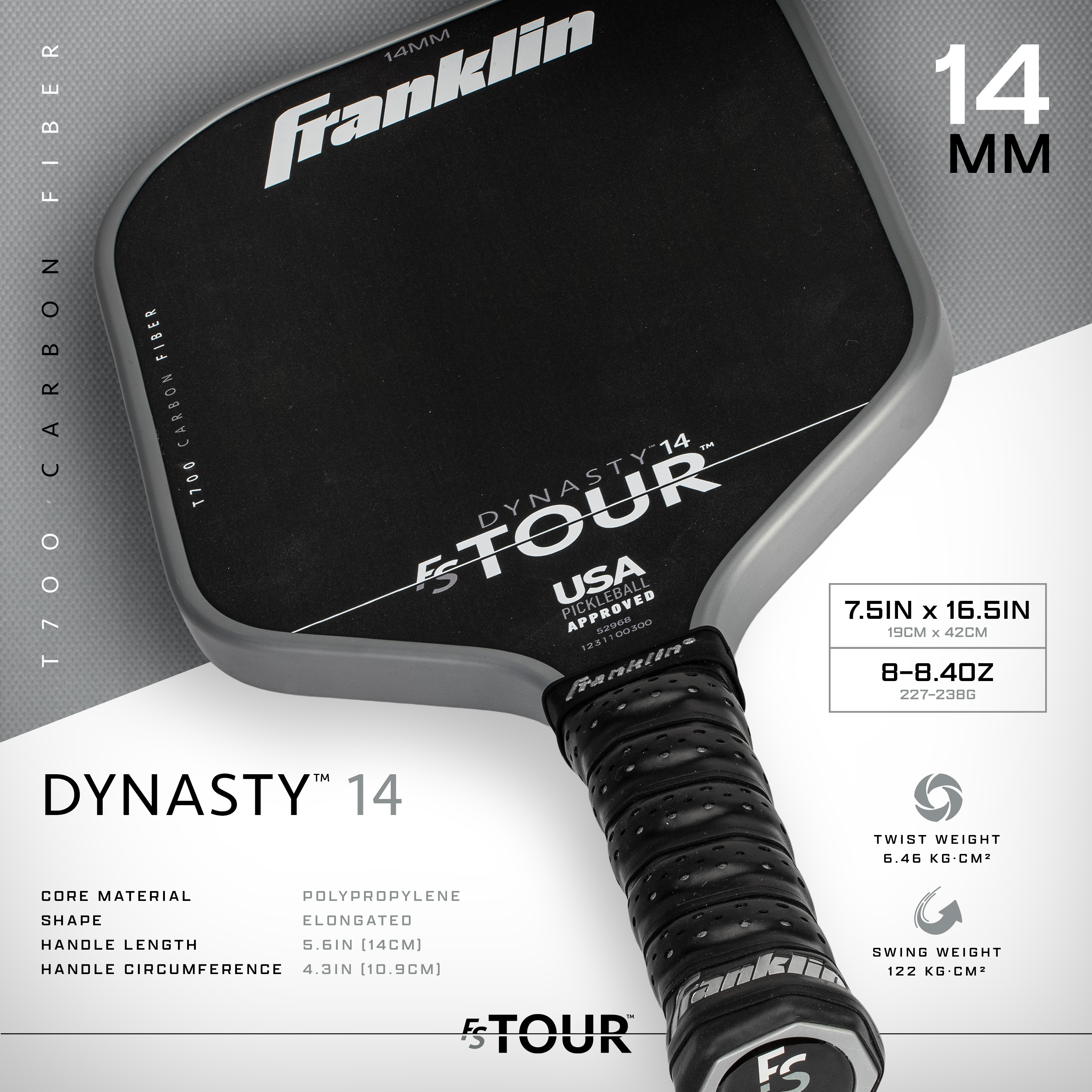 楽天市場】Franklin(フランクリン) FS TOUR DYNASTY 14 GRAY ピックル