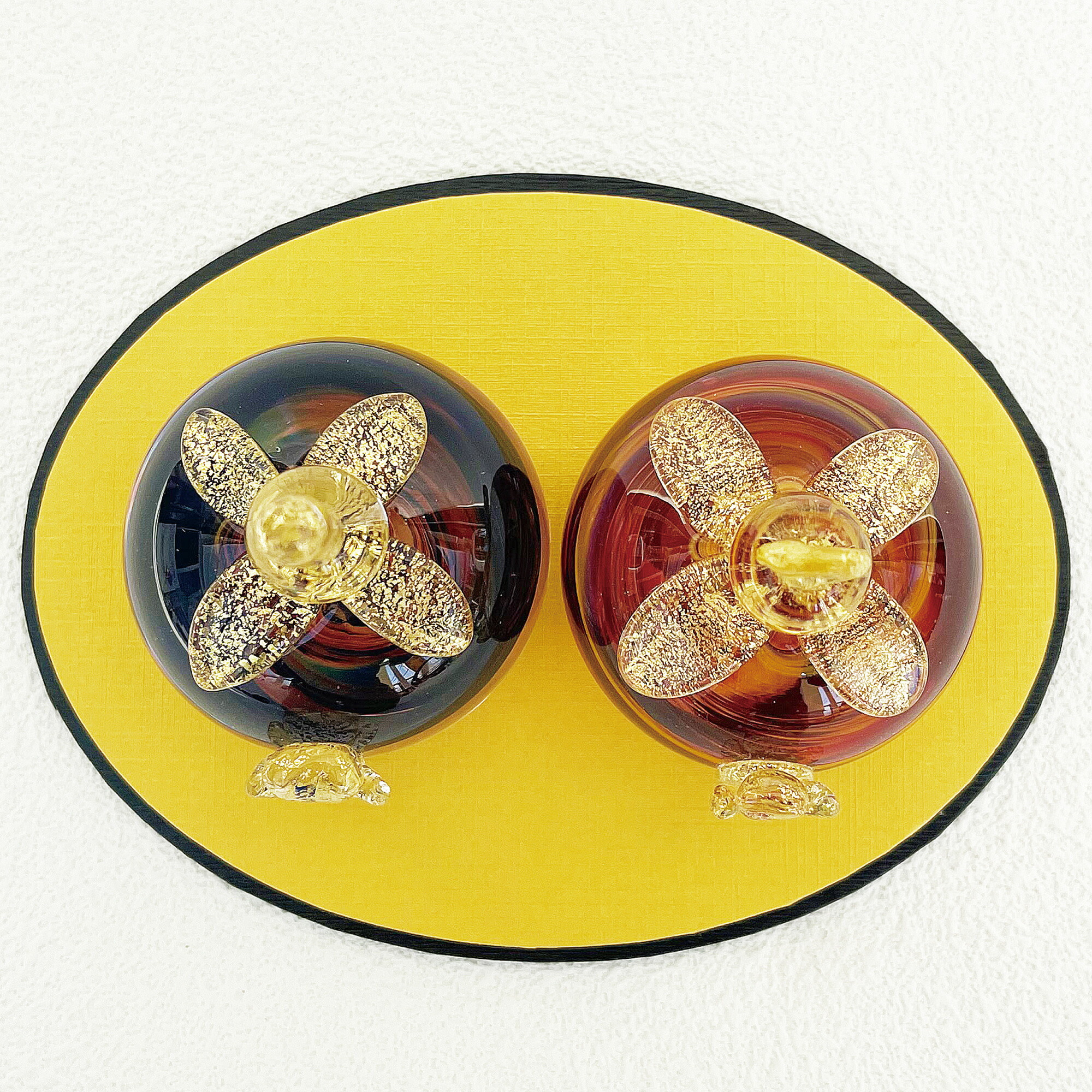 楽天市場】作家 清水柾 ガラス 雛人形 咲果 金敷台付き 箱入り ガラス