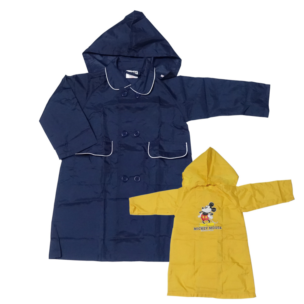 楽天市場】【送料無料】ディズニーレインコート ミッキー 子供用 黄 紺